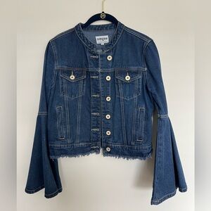 🍭 Umgee Blue Jean Bell Sleeve Jacket Size S